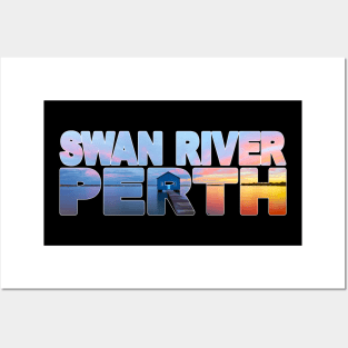 SWAN RIVER Perth - Western Australia Famous Boathouse Posters and Art